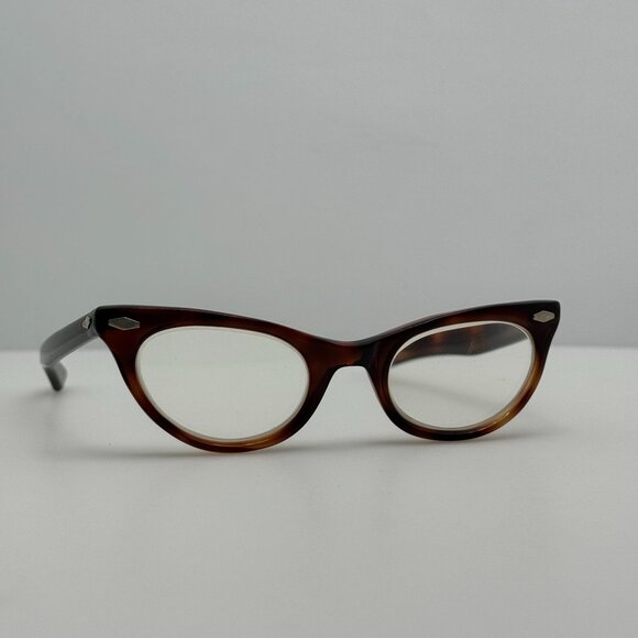 Allied Eyeglasses Eye Glasses Frames 5 1/4 Retro Vintage Cat Eye 44-22 main image 6